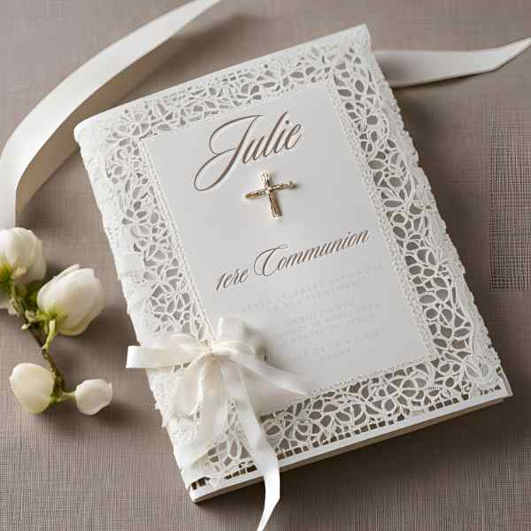 Faire-part personnaliser - communion